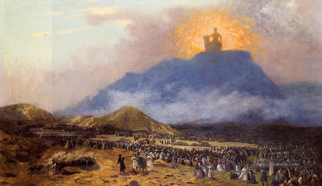 Moses auf dem Berg Sinai griechisch Araber Orientalismus Jean Leon Gerome Ölgemälde
